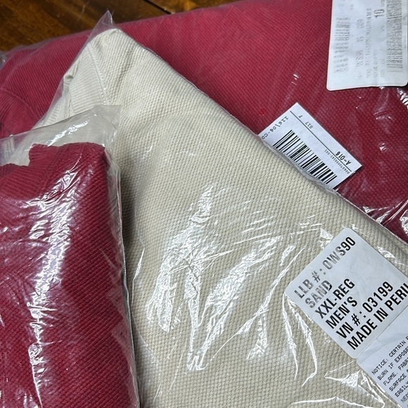 LLBean pullovers long sleeve size XXL- reg mens made in Peru round neck NWT - Picture 13 of 13